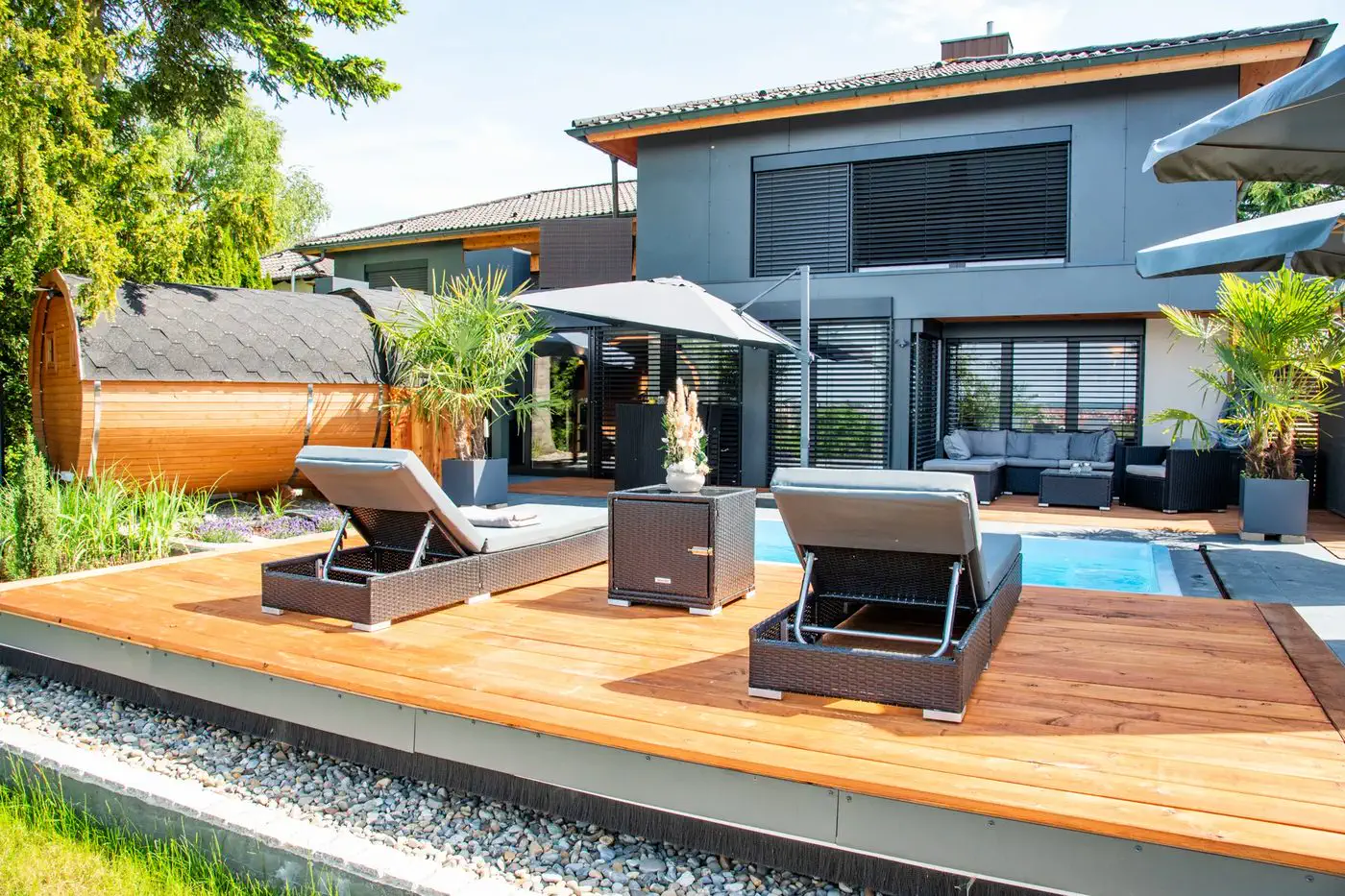 Lounger mit Sicht